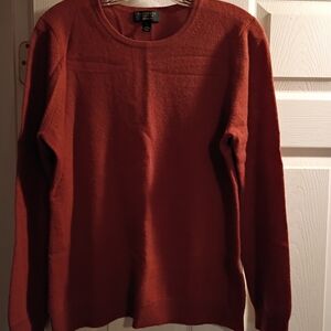NWOT Charter Club Women's Bronze Pecan Crewneck Cashmere Sweater